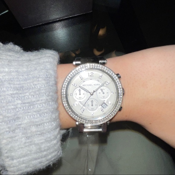 Michael Kors Silver Stainless Steal Watch main image 6